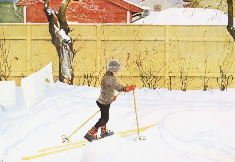 Carl Larsson The Falun Yard oil painting image